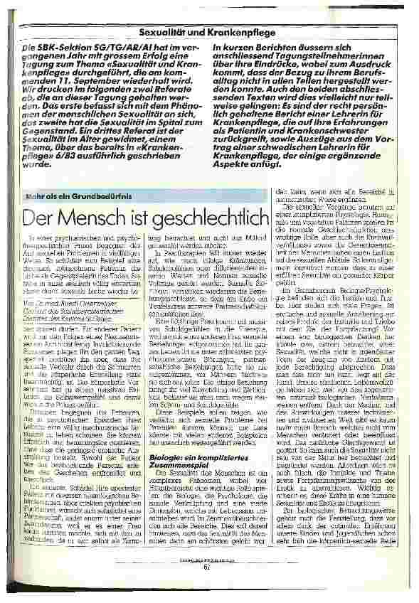 Vorschauseite 1: Der Mensch ist geschlechtlich