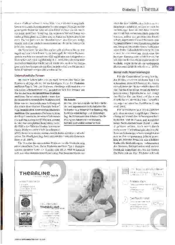 Vorschauseite 2: Diabetes mellitus im 1. Lebensjahr Schweres Erbe