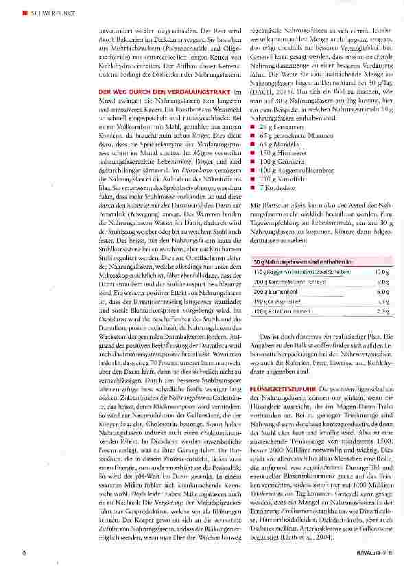 Vorschauseite 3: Was hat die Ernährung mit der Verdauung zu tun?