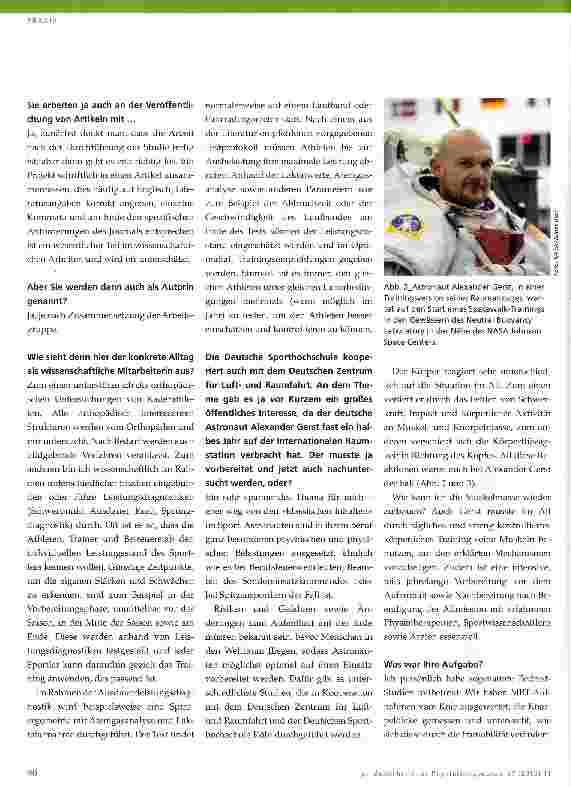Vorschauseite 3: An der Schnittstelle von Physiotherapie und Sportwissenschaft