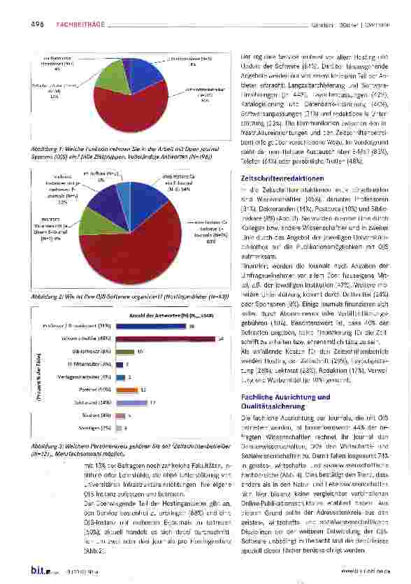 Vorschauseite 3: Open Journal Systems im deutschsprachigen Raum. Ergebnisse der Umfrage OJS-de.net