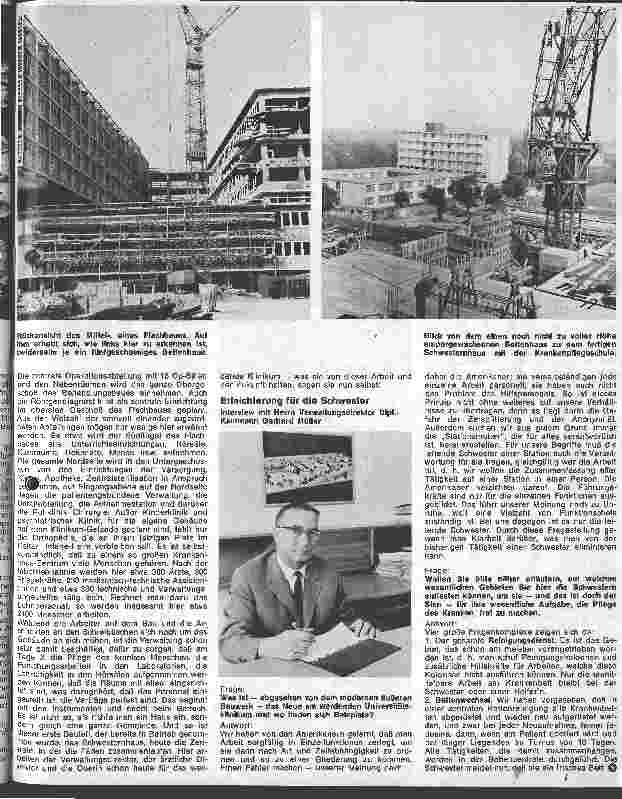 Vorschauseite 2: Das Universitätsklinikum Berlin Der größte Krankenhausneubau unserer Tage