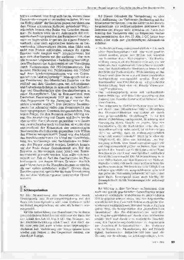 Vorschauseite 6: Betrachtungen zur Geschichte des deutschen Beamtenrechts