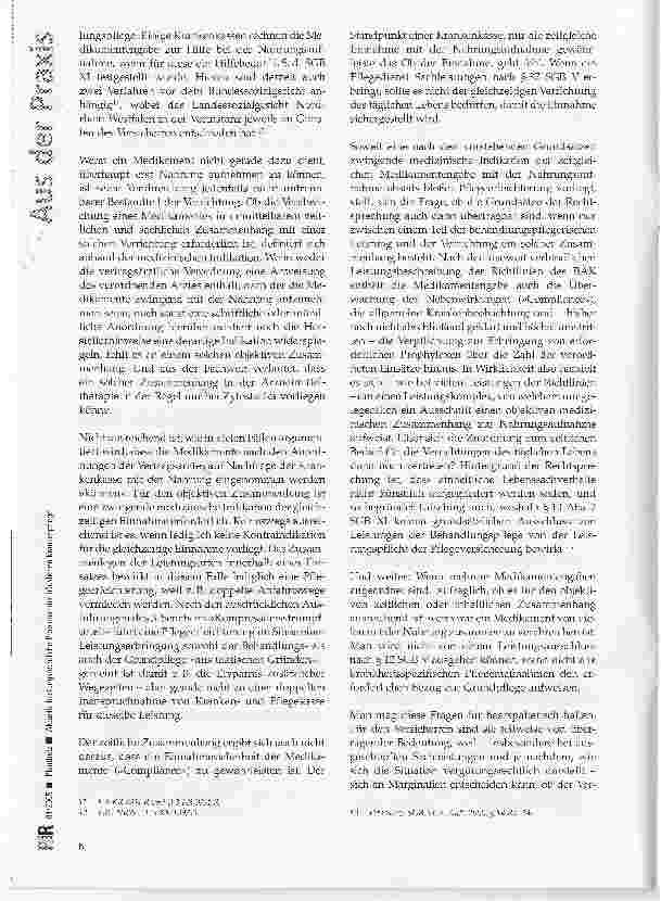 Vorschauseite 2: Aktuelle leistungsrechtliche Probleme der häuslichen Krankenpflege