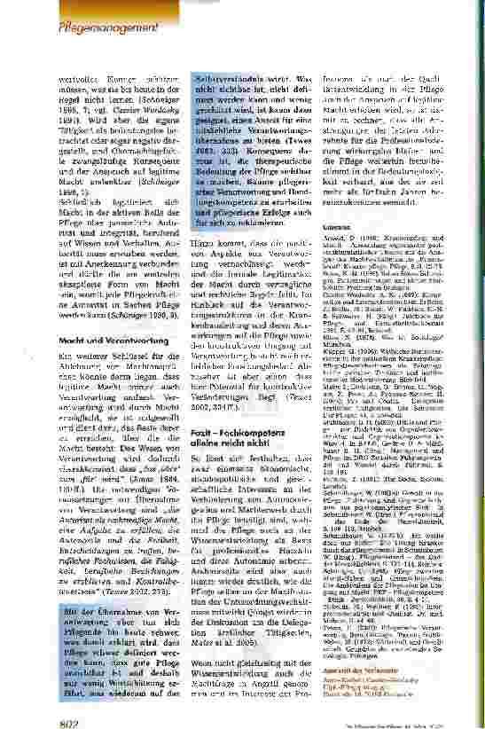 Vorschauseite 5: Macht - (k)ein Thema für die Pflege?
