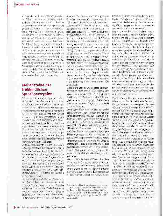 Vorschauseite 3: Der Einstieg in die Grammatik: Spracherwerb während des ersten Lebensjahres