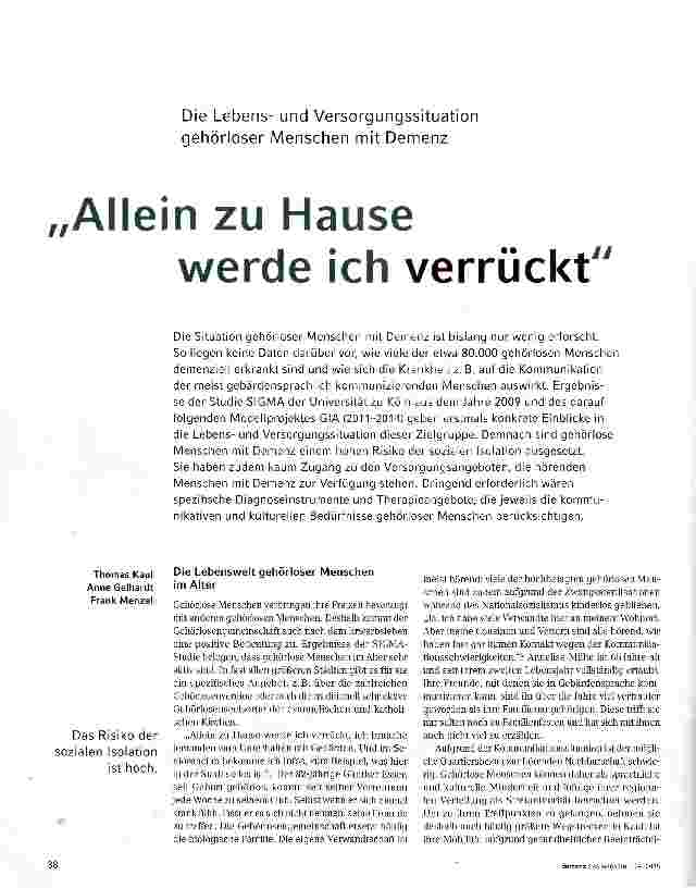 Vorschauseite 1: Allein zu Hause werde ich verrückt