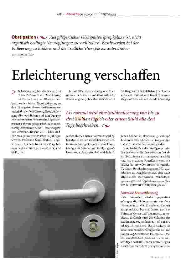 Vorschauseite 1: Erleichterung verschaffen