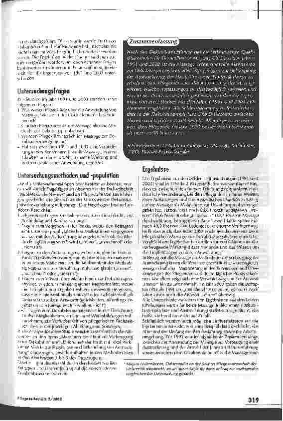 Vorschauseite 2: Richtlinien sind noch nicht genügend in der Praxis angekommen