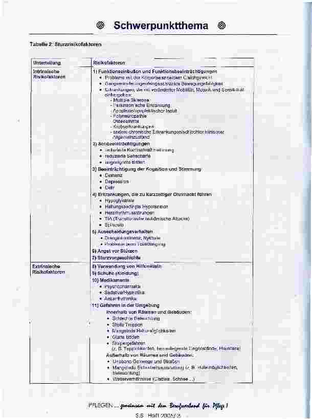 Vorschauseite 4: Expertenstandard Sturzprophylaxe