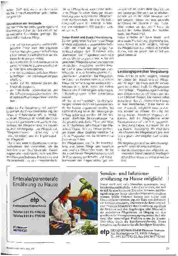 Vorschauseite 3: Gefährdet die Pflegeversicherung die Qualität der Pflege?