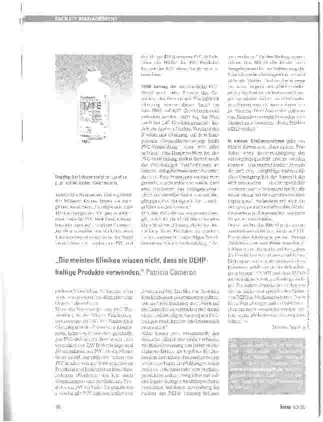 Vorschauseite 3: Gefährlicher Weichmacher