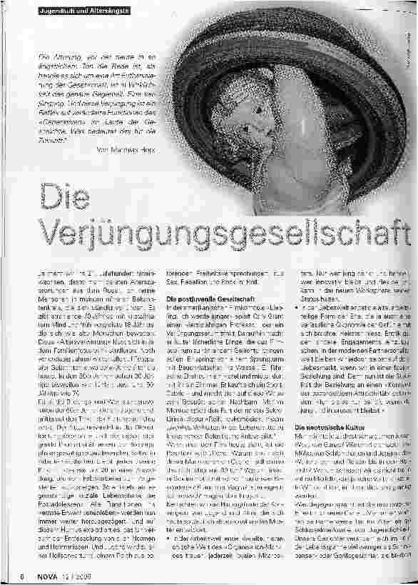 Vorschauseite 1: Die Verjüngungsgesellschaft