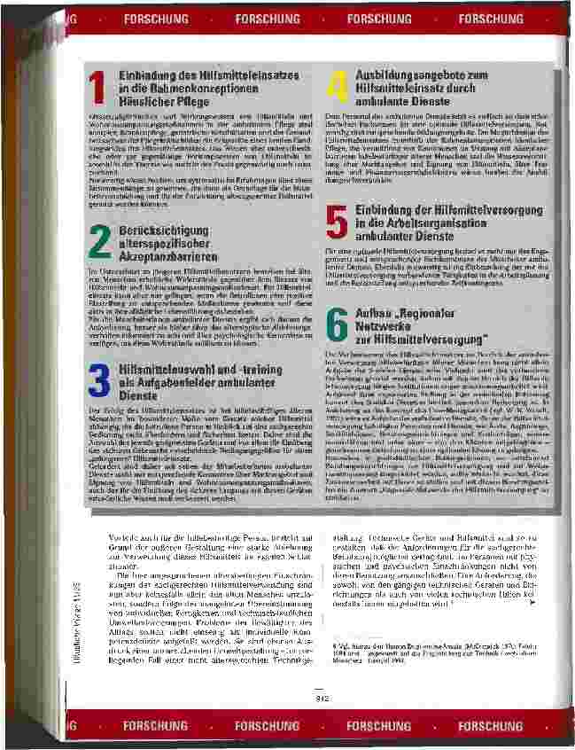 Vorschauseite 6: Mittel zum Zweck Defizite des Hilfsmitteleinsatzes bei der Häuslichen Pflege älterer Menschen
