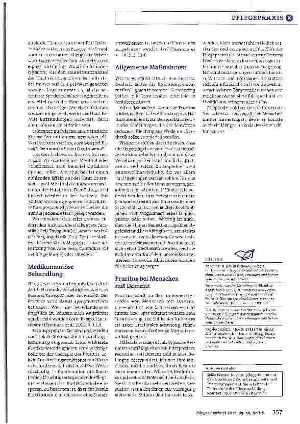 Vorschauseite 4: Pruritus im Alter Manchmal hilft ein Kleopatra-Bad