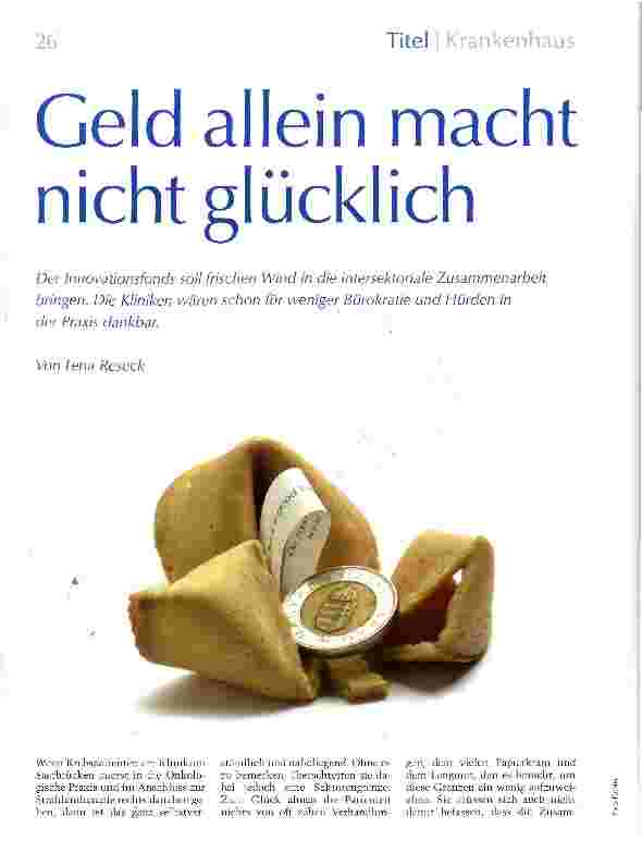 Vorschauseite 1: Geld allein macht nicht glücklich