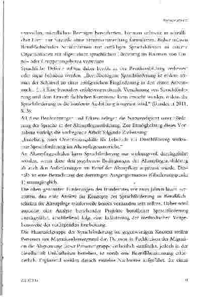 Vorschauseite 3: SPRACHFORDERUNG IM ALTENPFLEGEUNTERRICHT
