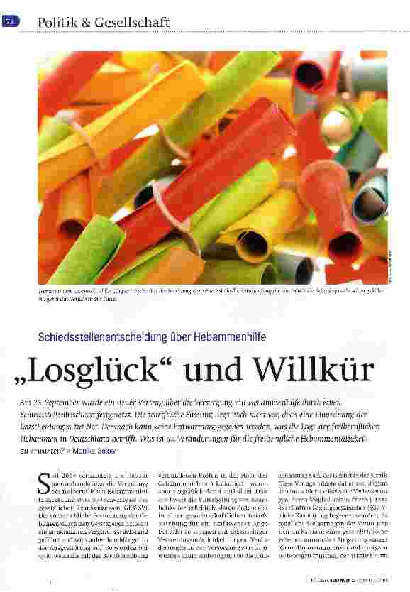 Vorschauseite 1: Losglück und Willkür