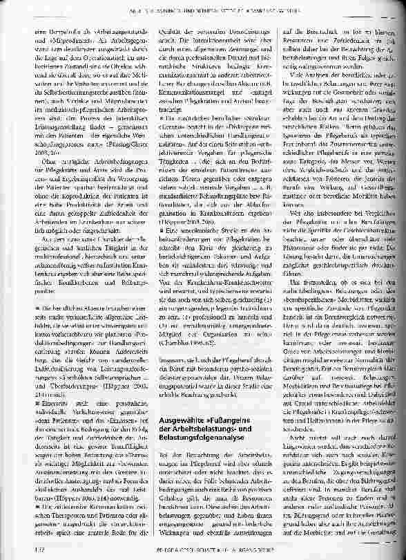 Vorschauseite 2: Arbeitsbelastungen und Berufsausstieg bei Krankenschwestern
