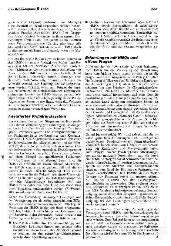 Vorschauseite 2: Managed Care: eine Lösung der Probleme im Gesundheitswesen Deutschlands?