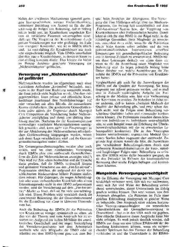 Vorschauseite 3: Managed Care: eine Lösung der Probleme im Gesundheitswesen Deutschlands?