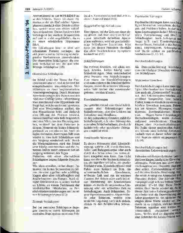 Vorschauseite 3: Physiologische und medizinische Grunlagen zur Beobachtung des menschlichen Schlafes und Aspekte der Pflege zum Thema Schlaf