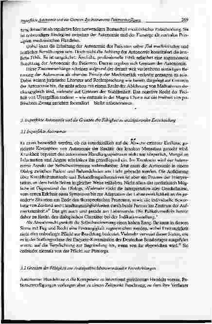 Vorschauseite 5: Imperfekte Autonomie und die Grenzen des Instruments Patientenverfügung