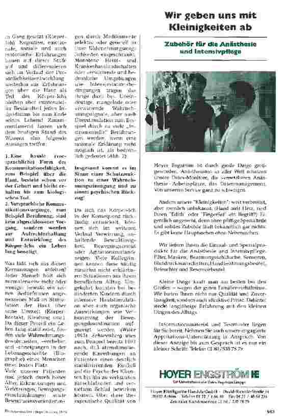 Vorschauseite 4: Haut - berühren, pflegen, wahrnehmen Waschen oder berühren? Zum Hautkontakt in der Pflege