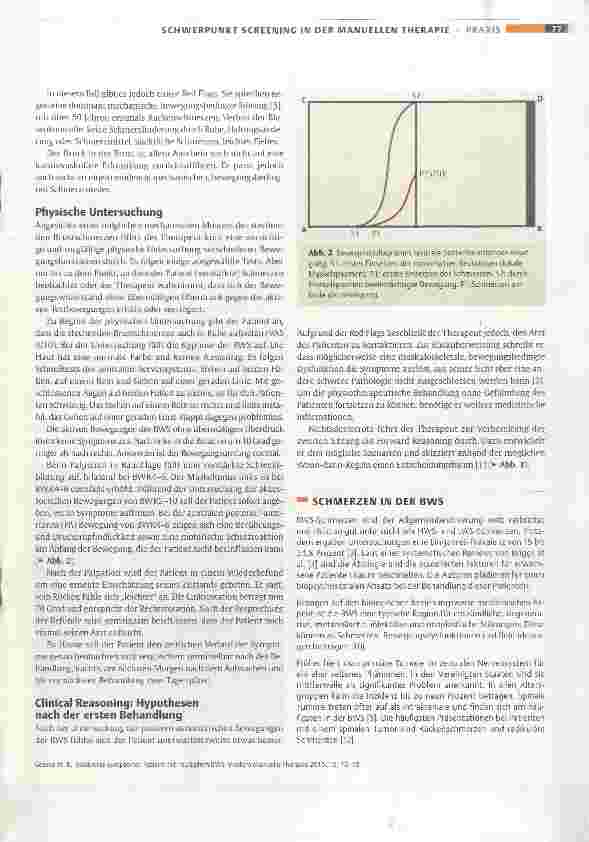 Vorschauseite 2: Maskierte Symptome: Patient mit multiplem BWS-Myelom