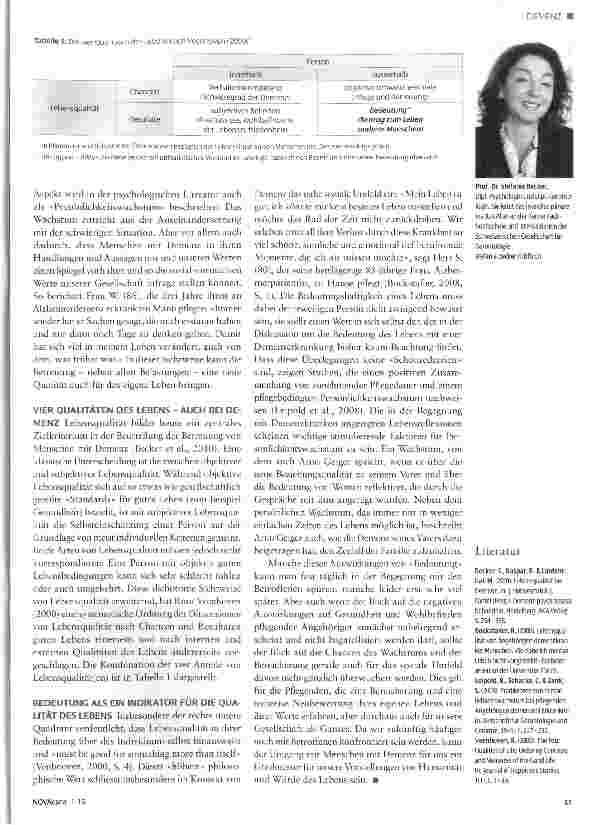 Vorschauseite 2: Ein Leben mit Demenz - lebenswert