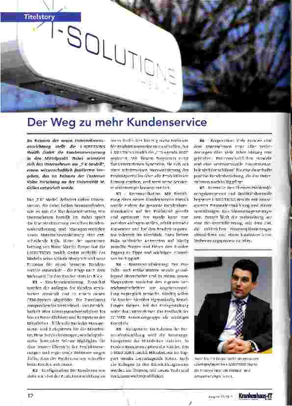 Vorschauseite 1: Der Weg zu mehr Kundenservice