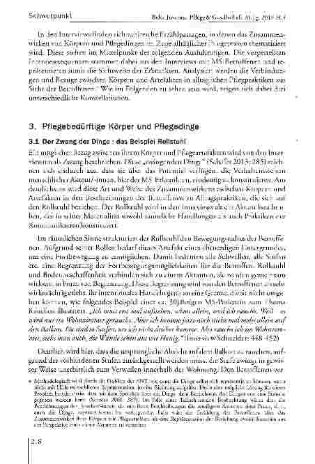 Vorschauseite 6: Ein anderer Blick auf die Dinge? Von „Pflege-hilfsmitteln zu „Partizipanden des Tuns
