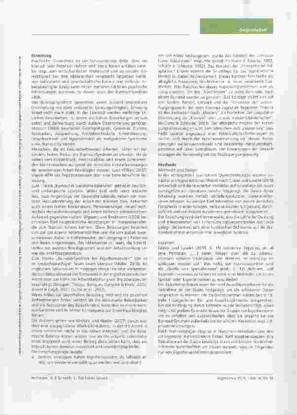 Vorschauseite 2: Das Leben danach Veränderungen im Leben nach einem Burnout Ergotherapeuten berichten über ihre Genesung und Gesunderhaltung