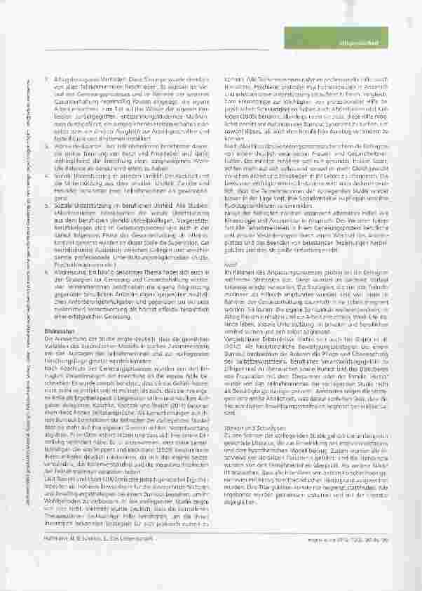 Vorschauseite 6: Das Leben danach Veränderungen im Leben nach einem Burnout Ergotherapeuten berichten über ihre Genesung und Gesunderhaltung