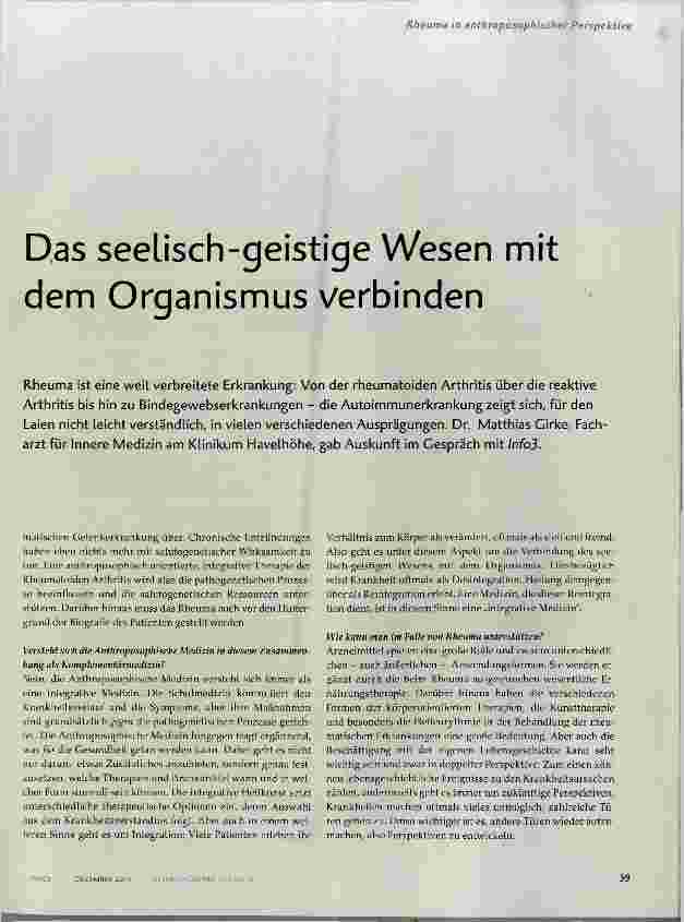 Vorschauseite 2: Das seelisch-geistige Wesen mit dem Organismus verbinden