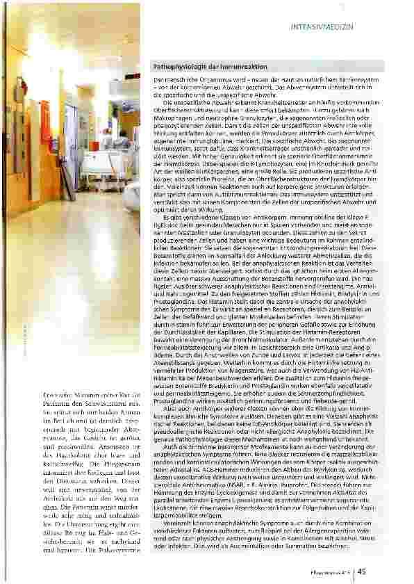 Vorschauseite 2: Anaphylaxie: Eine lebensbedrohliche Situation