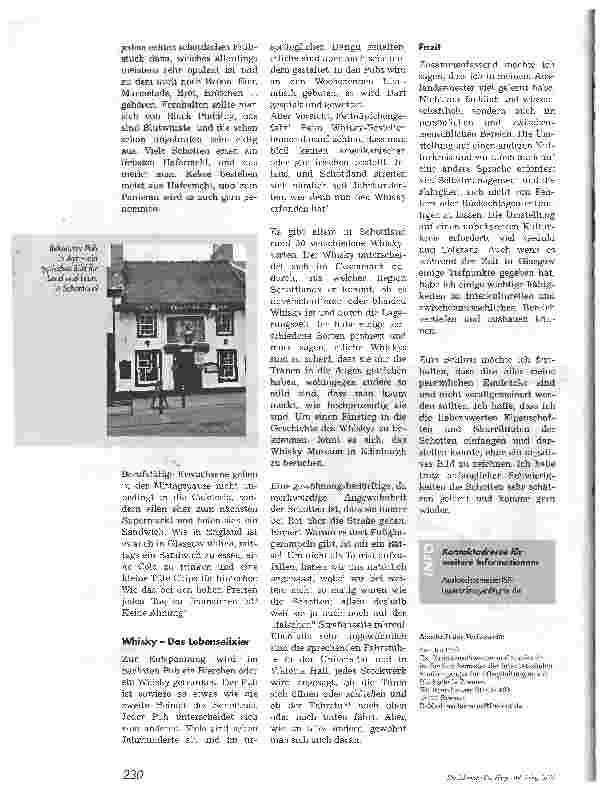 Vorschauseite 3: Persönliche Highlights eines AuslandsstudiumsSchottland hat viel zu bieten