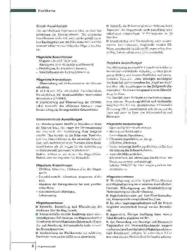 Vorschauseite 5: SIRS und SepsisKomplikation mit High Risk