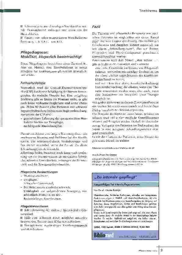 Vorschauseite 6: SIRS und SepsisKomplikation mit High Risk
