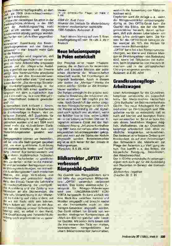 Vorschauseite 3: Bildung und Persönlichkeitsentwicklung der Krankenschwester