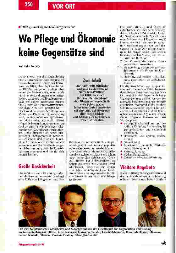 Vorschauseite 1: Wo Pflege und Ökonomie keine Gegensätze sind