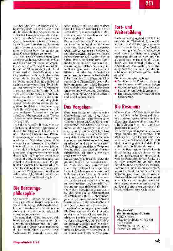 Vorschauseite 2: Wo Pflege und Ökonomie keine Gegensätze sind
