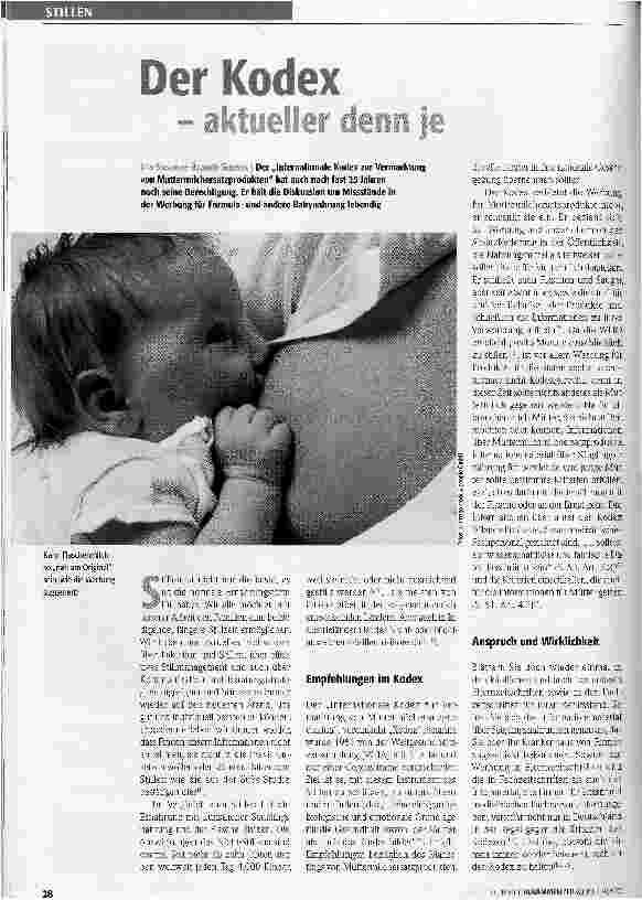 Vorschauseite 1: Der Kodex - aktueller denn je