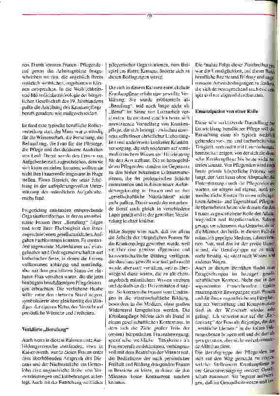 Vorschauseite 3: Ein Beruf in Bewegung Krankenpflege auf dem Weg zu mehr Eigenständigkeit