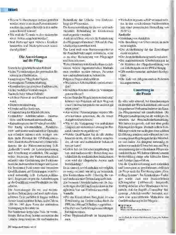 Vorschauseite 3: Das GSG in der Praxis Aktuelle Einblicke in die Situation