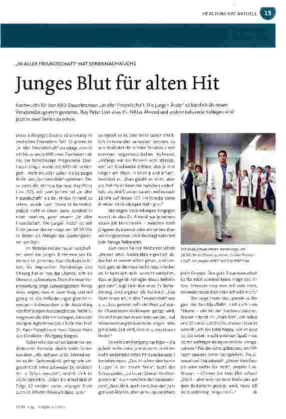 Vorschauseite 1: Junges Blut für alten Hit