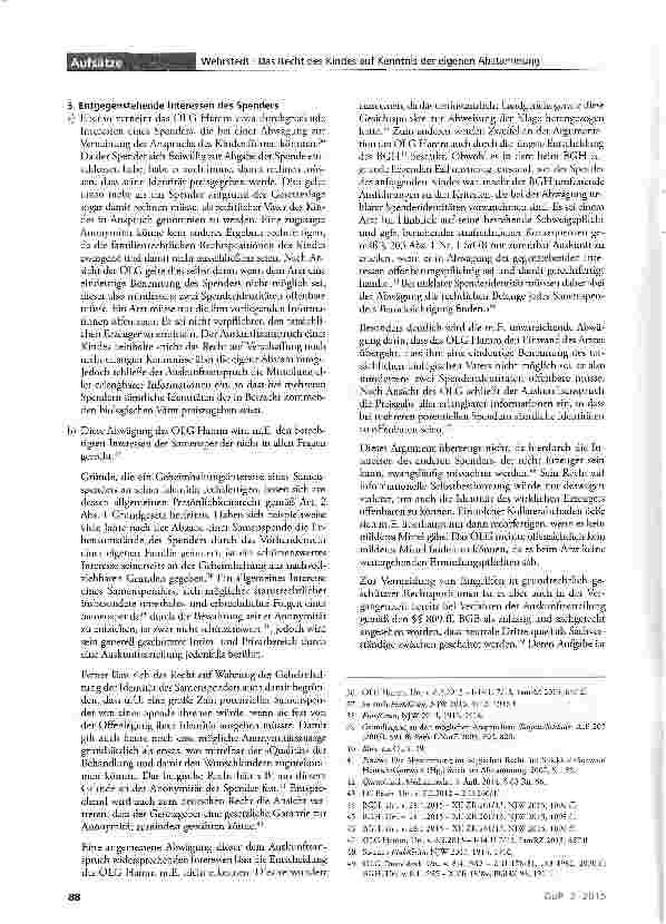 Vorschauseite 4: Das Recht des Kindes auf Kenntnis der eigenen Abstammung