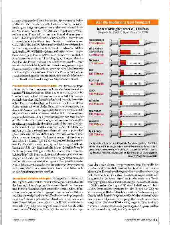 Vorschauseite 4: Große Spender für den kleinen Pieks