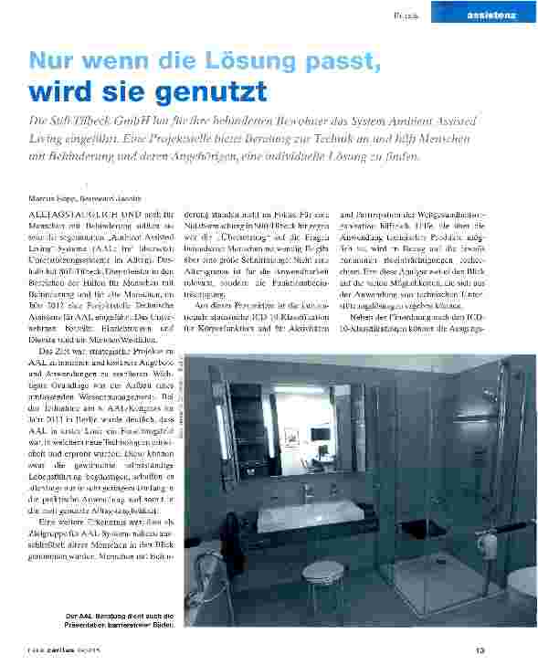 Vorschauseite 1: Nur wenn die Lösung passt, wird sie genutzt