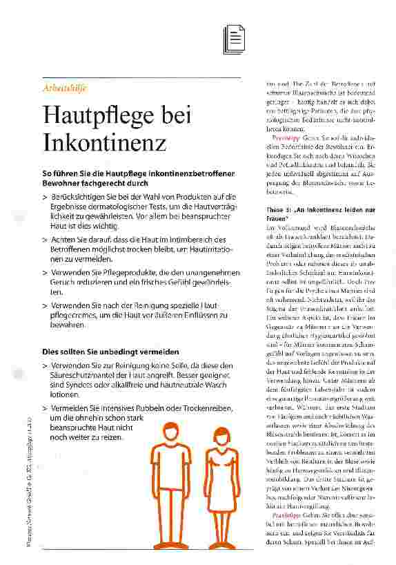 Vorschauseite 3: Mythos Blasenschwäche